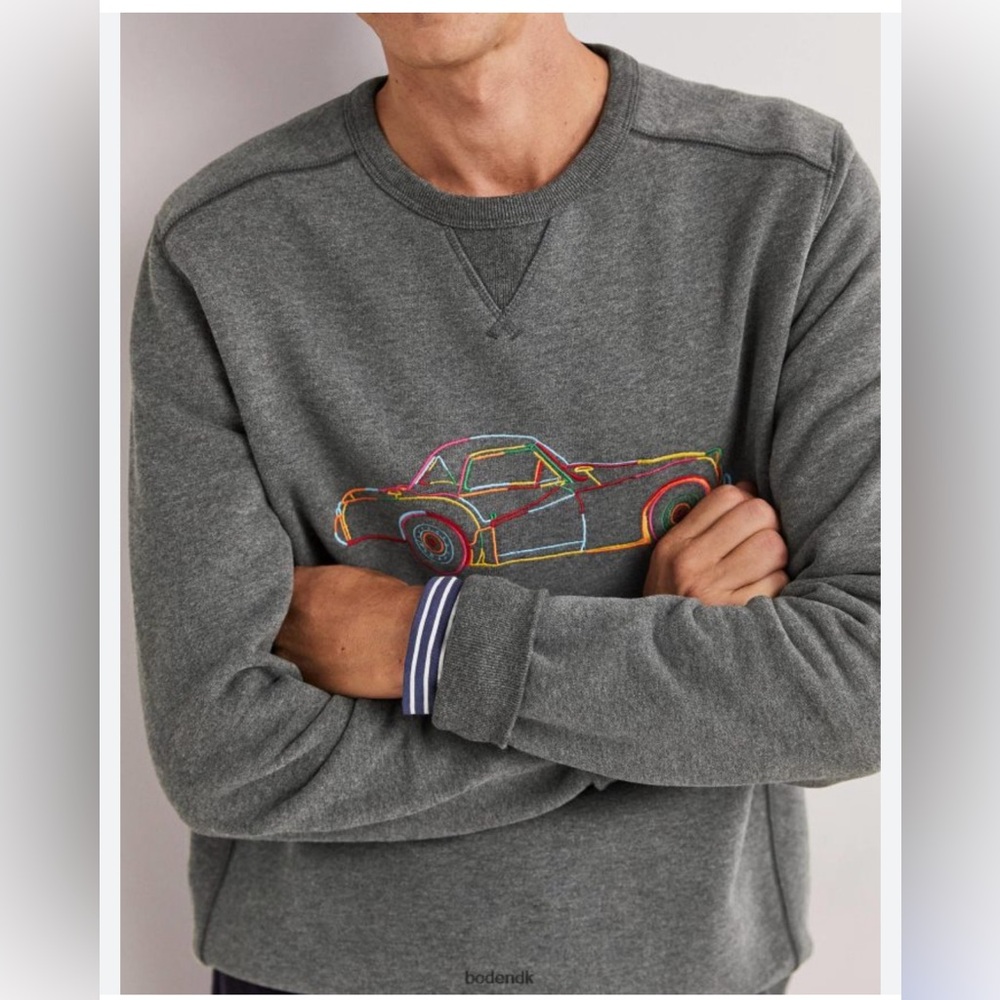 Boden Grey Crewneck XS Men’s Sweatshirt